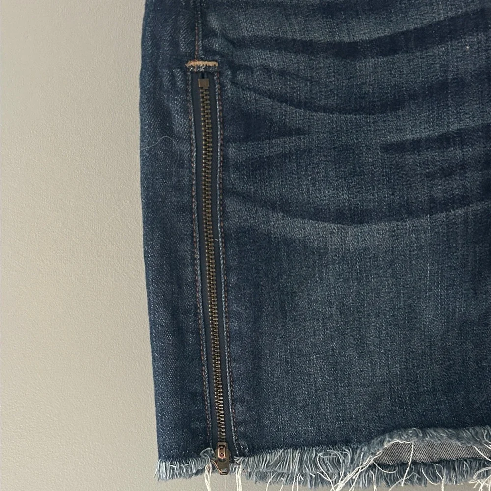 American Eagle Outfitters Dark Blue Denim Mini Skirt - Picture 2 of 8